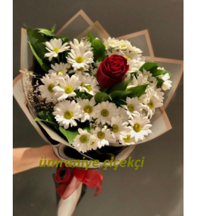 Papatya Gül Buketi